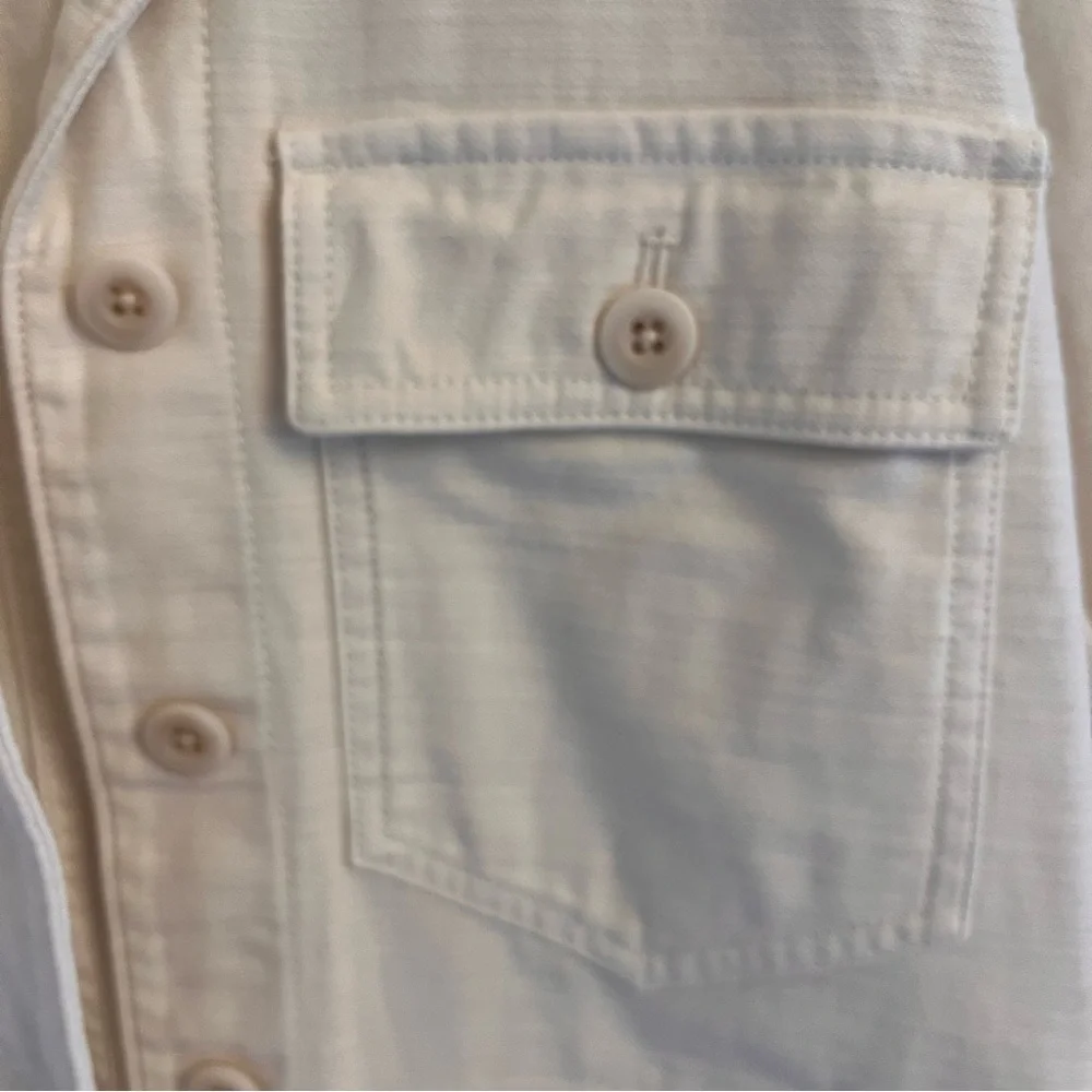 Madewell Ecru Drakefield Shirt-Jacket NWT sz M